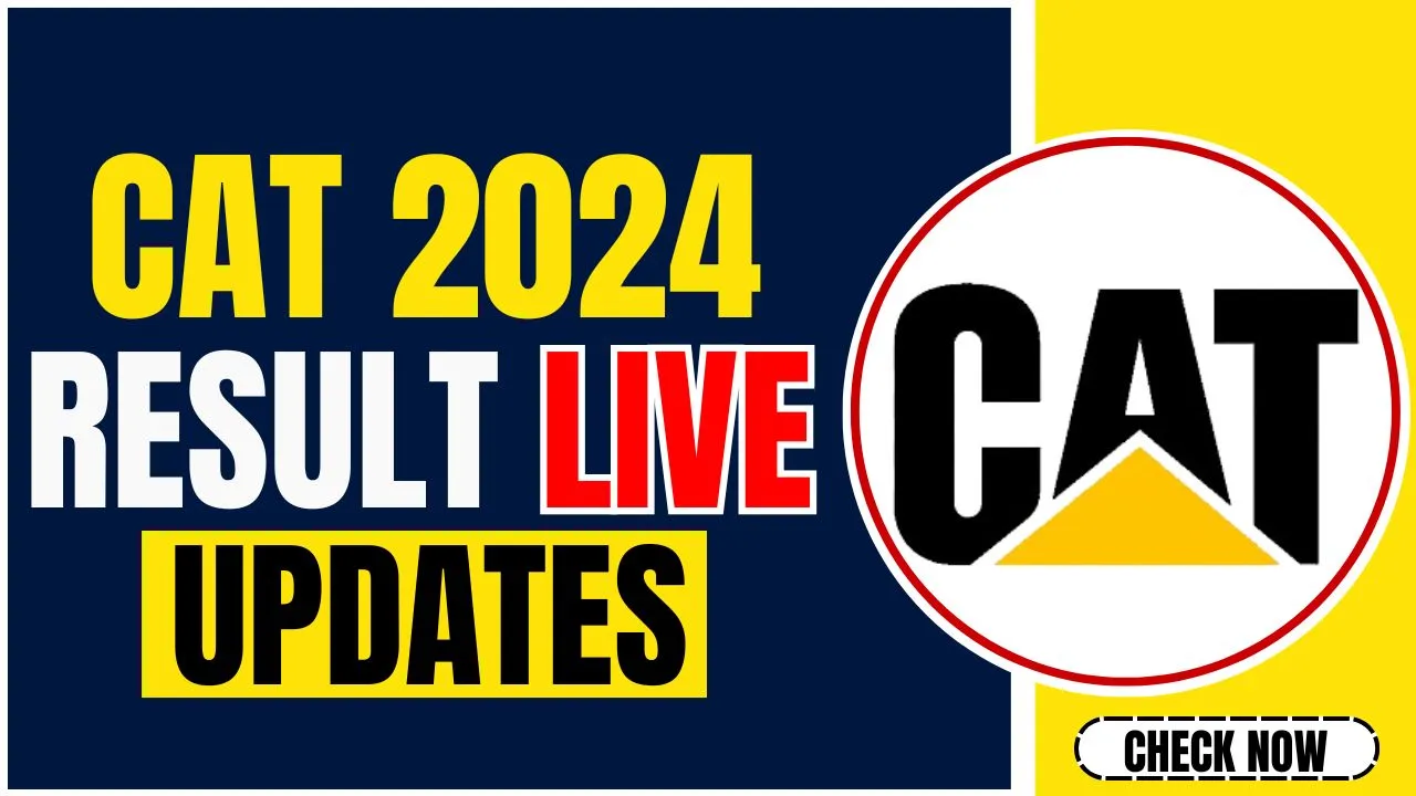 CAT 2024 Result Live Updates