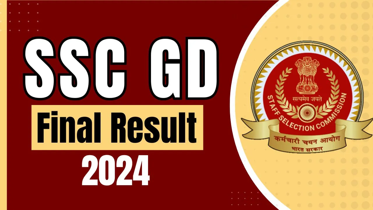 SSC GD Final Result 2024
